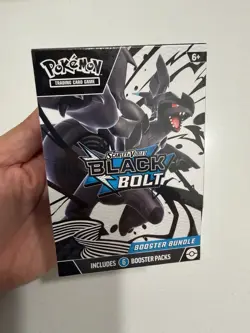 Pokemon TCG Scarlet & Violet Black Bolt Booster Bundle 6 Packs English Zekrom 6+ - Image 1