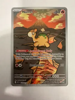 Pokemon TCG Numel 223/217 Illustration Rare ME: Ascended Heroes NM/M - Image 1