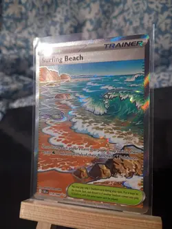 2026 Pokemon Chaos Rising Surfing Beach 114/86 Full Art Double Rare 2 Star... - Image 1