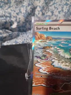 2026 Pokemon Chaos Rising Surfing Beach 114/86 Full Art Double Rare 2 Star... - Image 2