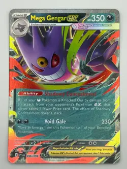 MEGA GENGAR EX 056/094 DOUBLE RARE PHANTASMAL FLAMES POKEMON NM/M - Image 1