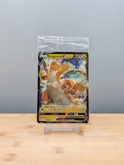 2022 Pokemon Black Star Promo Dragonite V #SWSH235 GO Sealed Promo - Image 1