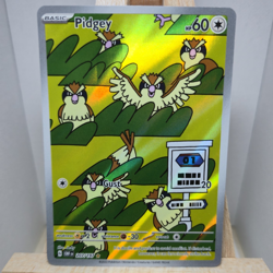 Pidgey 207/197 Illustration Rare Holo Full Art Obsidian Flames *NM* Pokemon - Image 1