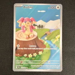 Pokemon TCG Audino Illustration Rare IR Black Bolt SV11B 2025 NM 151/086 - Image 1