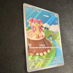 Pokemon TCG Audino Illustration Rare IR Black Bolt SV11B 2025 NM 151/086 - Image 3