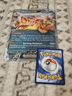 Charizard ex SVP196 Promo Jumbo Lenticular Holo Holo Near Mint Black Star Promo - Image 1