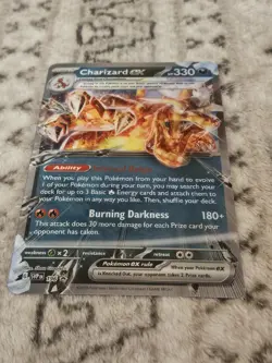 Charizard ex SVP196 Promo Jumbo Lenticular Holo Holo Near Mint Black Star Promo - Image 3