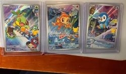 Pokemon TCG First Partner Illustration Series 1 Sinnoh Gen 4 Promo Set - NM - Image 1
