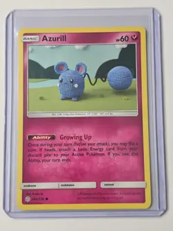 Azurill 146/236 Common Cosmic Eclipse Pokemon NM Asako Ito - Image 1