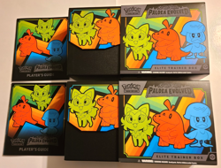 Pokemon TCG Paldea Evolved ETB Elite Trainer Box Opened Lot of (2) See Desc. - Image 1