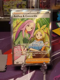Pokemon TCG- Anthea and Concordia 254/217 Ultra Rare Full Art- Ascended Heroes - Image 1