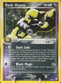 Pokemon TCG Dark Hypno 6/109 Team Rocket Returns Holo Rare ENG 2004 - Image 1