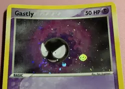 Gastly 63/112 Reverse Holo Pokemon EX FireRed & LeafGreen 2004 Vintage Swirl MP - Image 2