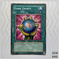 Dark Energy - SDK-A020 - Common Unlimited Yugioh - Image 1