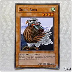 Sonic Bird - SYE-021 - Common Unlimited Yugioh - Image 1