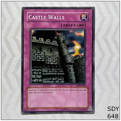 Castle Walls - SDY-049 - Common Unlimited Yugioh - Image 1