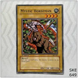 Mystic Horseman - SKE-007 - Common 1st Edition Yugioh - Image 1