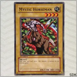 Mystic Horseman - SDK-A012 - Common 1st Edition Yugioh - Image 1