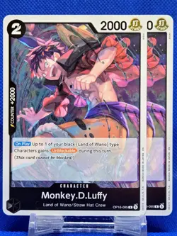 2x Monkey.D.Luffy (OP16-095) R | The Time of Battle | One Piece TCG | EN - Image 1
