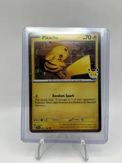 Pikachu Pokemon Day 2026 051/162 30th Anniversary Promo Pokemon TCG - Image 1