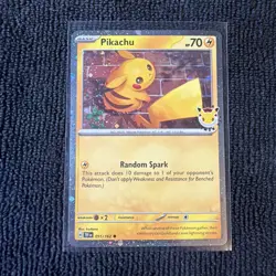 Pikachu Pokemon Day 2026 051/162 - 30th Anniversary Promo - Pokemon TCG - Image 1