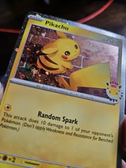 Pikachu Pokemon Day SWIRL 🌀2026 051/162 - 30th Anniversary Promo - Pokemon TCG - Image 1