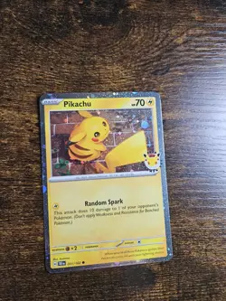 Pikachu Pokemon Day SWIRL 🌀2026 051/162 - 30th Anniversary Promo - Pokemon TCG - Image 4