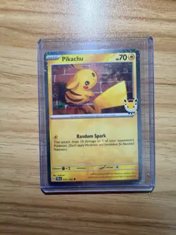 Pikachu Pokemon Day 2026 051/162 - 30th Anniversary Promo - Pokemon TCG - Image 2