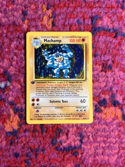 1st Edition Machamp Deck Exclusives Holo Rare 8/102 English 💫LP+💫 - Image 1