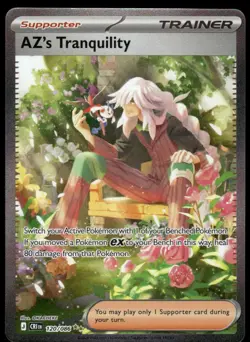 Pokemon Cards AZ's Tranquility 120/086 Chaos Rising Holo NM - Image 1