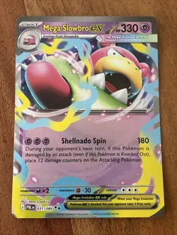 Pokemon TCG Mega Slowbro ex 031/084 Pitch Black Double Rare NM Card - Image 1