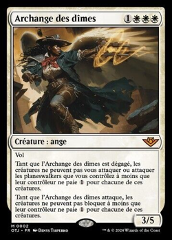 mtg magic Archangel of Tithes FRENCH vf fr Archange des dimes - Image 1