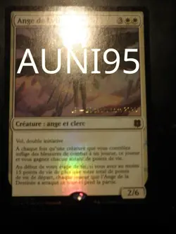 mtg magic angel of destiny FOIL dated release FRENCH vf fr ange de la destinee - Image 1