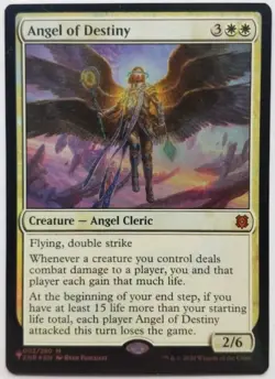 mtg magic angel of destiny FOIL dated release FRENCH vf fr ange de la destinee - Image 2