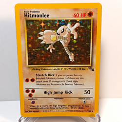 Wizards of the Coast Hitmonlee 7/62 Fossil Holo Rare 60 HP EN 1999 - Image 1