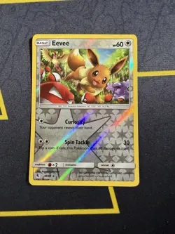 Eevee 48/68 Holo Rare Hidden Fates Pokemon Reverse Holo Near Mint NM++ MINT - Image 3