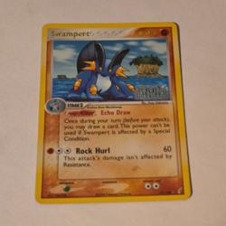 Pokemon TCG Swampert 27/100 Crystal Guardians Reverse Holo Rare 120HP - Image 1