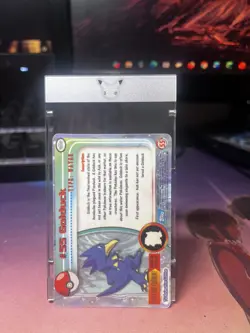 Topps Pokemon TV Animation Vending Sticker Holo RARE #55 Golduck - Image 3