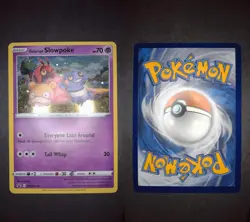 Galarian Slowpoke SWSH126 Holo Promo Sword & Shield Promo Pokemon Lightly Played - Image 1