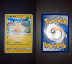 Pikachu 30/111 Common Crimson Invasion Pokemon Lightly Played - Image 1