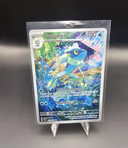 Chaos Rising Pokemon TCG Frogadier 089/086 Me04: Chaos Rising Holo Full Art - Image 1
