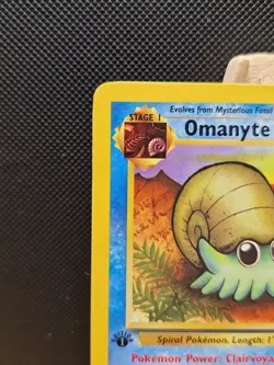 Pokemon TCG 1999 WOTC 1st Edition Fossil Omanyte 52/62 - Near Mint - Image 3