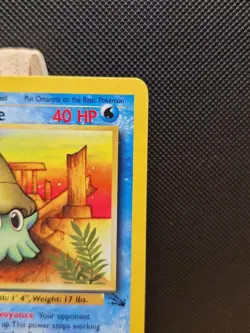 Pokemon TCG 1999 WOTC 1st Edition Fossil Omanyte 52/62 - Near Mint - Image 4