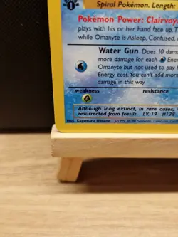 Pokemon TCG 1999 WOTC 1st Edition Fossil Omanyte 52/62 - Near Mint - Image 5