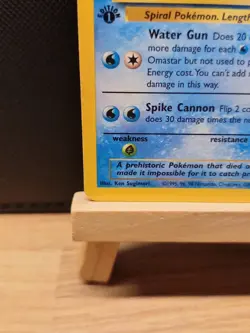 Pokemon 1999 WOTC 1st Edition Fossil Omastar 40/62 - Excellent - Image 5