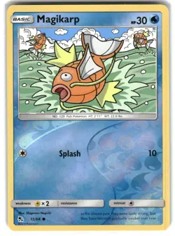 POKEMON MAGIKARP HIDDEN FATES REVERSE HOLO 15/68 COMMON NM 2019 - Image 1