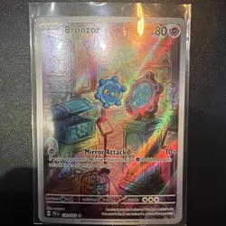Pokemon Bronzor 170/162 Sv05: Temporal Forces Holo NM - Image 1