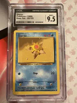 Pokemon TCG Staryu Base Set 65/102 Regular Shadowless Common - Image 1