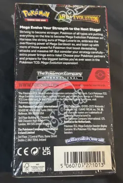 Pokemon TCG Mega Evolution Half Booster Box 18 Packs - Brand New and Sealed - Image 3