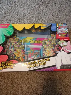 Pokemon TCG Ascended Heroes Mega Gardevoir Premium Poster Collection SEALED✅ - Image 1